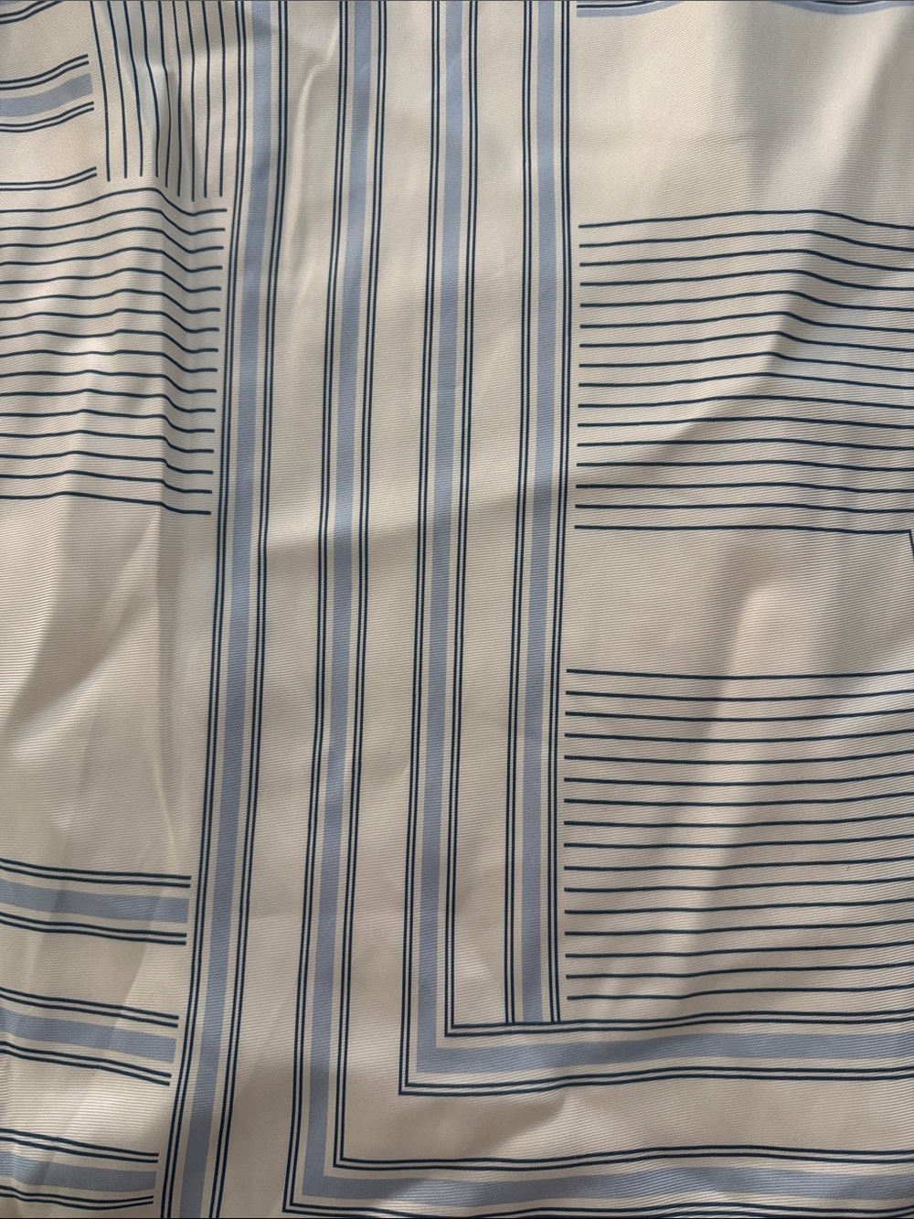 Veronica Beard Madison Dress Cream and Light Blue Striped Slip Maxi Dress NEW 16 - Picture 4 of 8